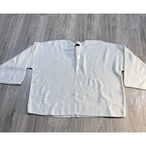 NWT Banana Republic Winter White Wide Sleeve Sweater Size Medium  (MSRP $70)
